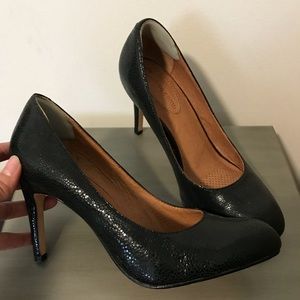 Corso Como black reptile pump 7.5